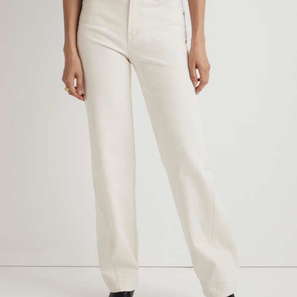 NWT Madewell Perfect Vintage Wide- leg Jean in Vintage Canvas Snap Edition SZ 23 - Picture 7 of 9